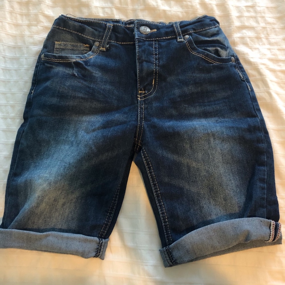 Denim shorts